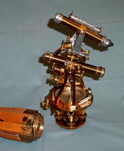 Circa 1898 K&E Paioli patent Twist-Frame Solar Expedition Transit